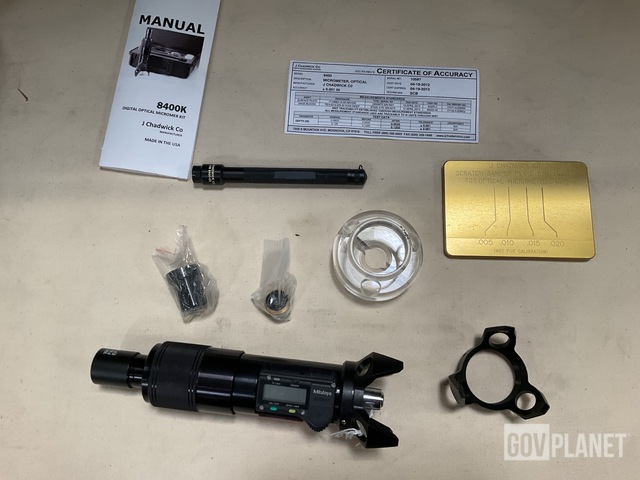 J Chadwick 8400K _ J Chadwick 8400K Digital Optical Micrometer Spec ...