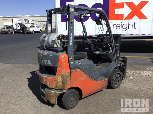 2011 Toyota 8FGCU20 4000 lb Cushion Tire Forklift in El Paso, Texas ...