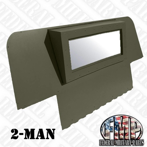 Premium Humvee Iron Curtain + Install Kit (2-Man) - Green (Unused) Premium Humvee Iron Curtain + Install Kit (2-Man) - Green (Unused)