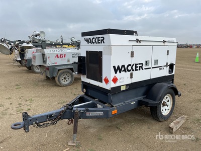 2007 Wacker MGT1E 19.5 kW Mobile Portable Generator Set (Inoperable)