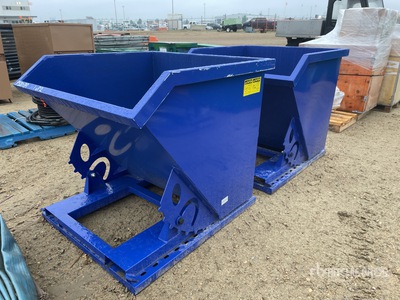Quantity of (2) Greatbear 1.5 cyd Self-Dumping Hopper (Unused)