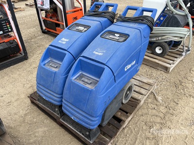 Quantity of (2) Clarke 16I ERGOEX Carpet Extractor/Cleaner Floor Scrubber