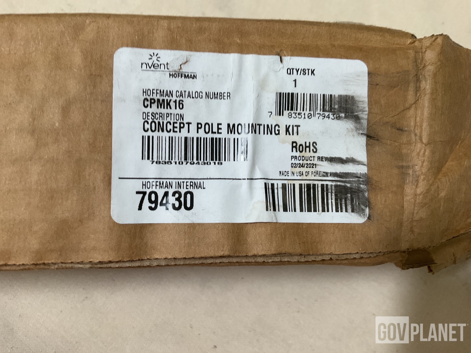 104) nVent Hoffman CPMK16 Concept Pole Mounting Kits in North Las Vegas,  Nevada, United States (IronPlanet Europe Item #10062157)