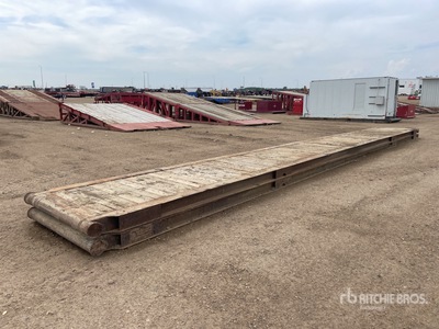 Quantity of (2) 4 Ft x 40 Ft Rig Mats
