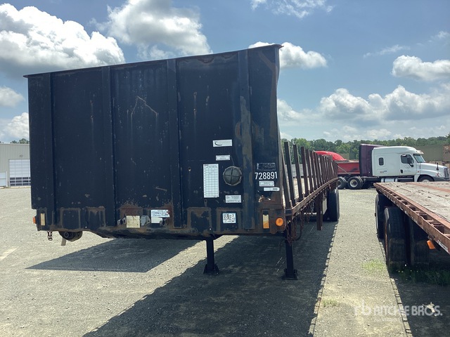 1994 Fontaine FTW58042SL 42 ft T/A Flatbed Trailer