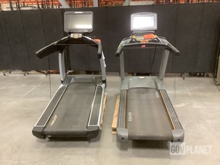 Surplus (1) Matrix Ultimate Deck Treadmill & (1) Life Fitness FlexDeck ...