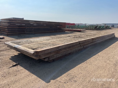 Quantity of (4) 40 ft x 8 ft Rig Mats