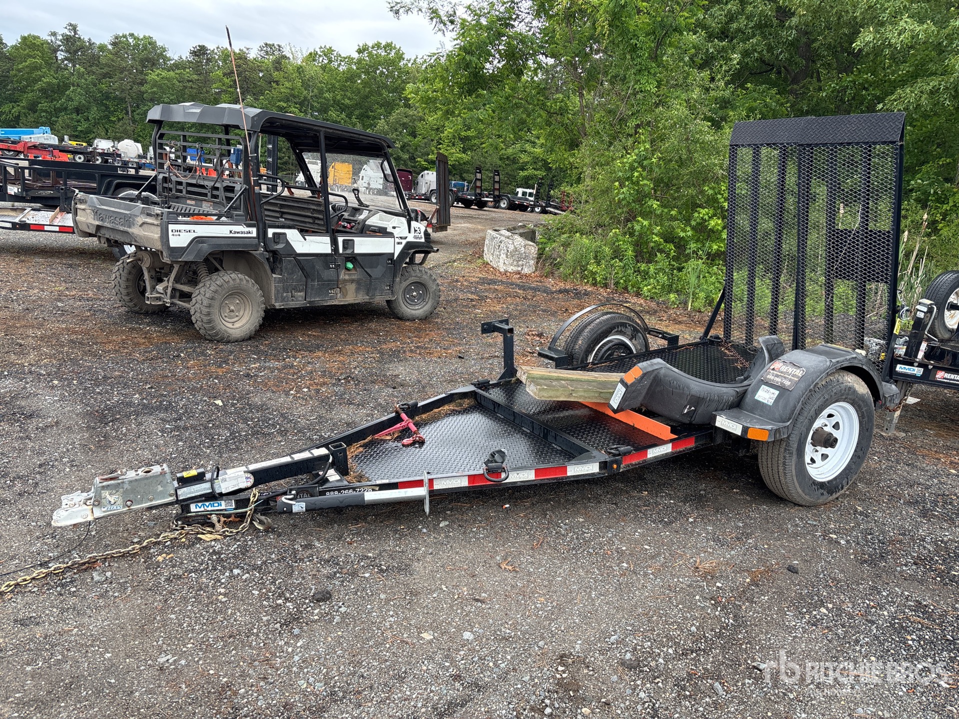 2019 MMDI 6 ft S/A Equipment Trailer