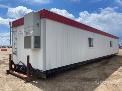 Modern Industrial Structure 65 ft x 12 ft Skid-Mounted Mobile Camp