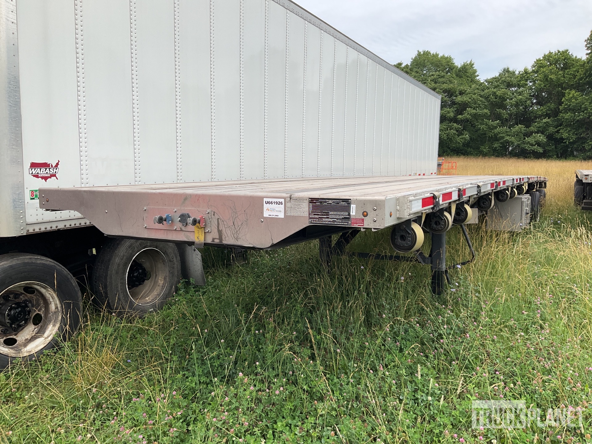 2023 Transcraft FLC1TCM 53 ft T/A Spread Axle Flatbed Trailer in