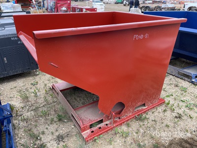 2023 Kit Containers 2YFT-SDH 2 cyd Self-Dumping Hopper (Unused)