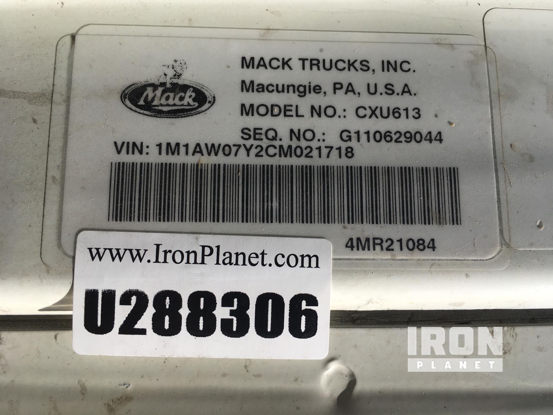 2012 Mack CXU613 T/A Day Cab Truck Tractor in Longmont, Colorado