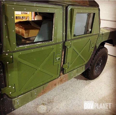 Surplus (4) Humvee Split X-Doors Convertible from Full Doors to Half ...