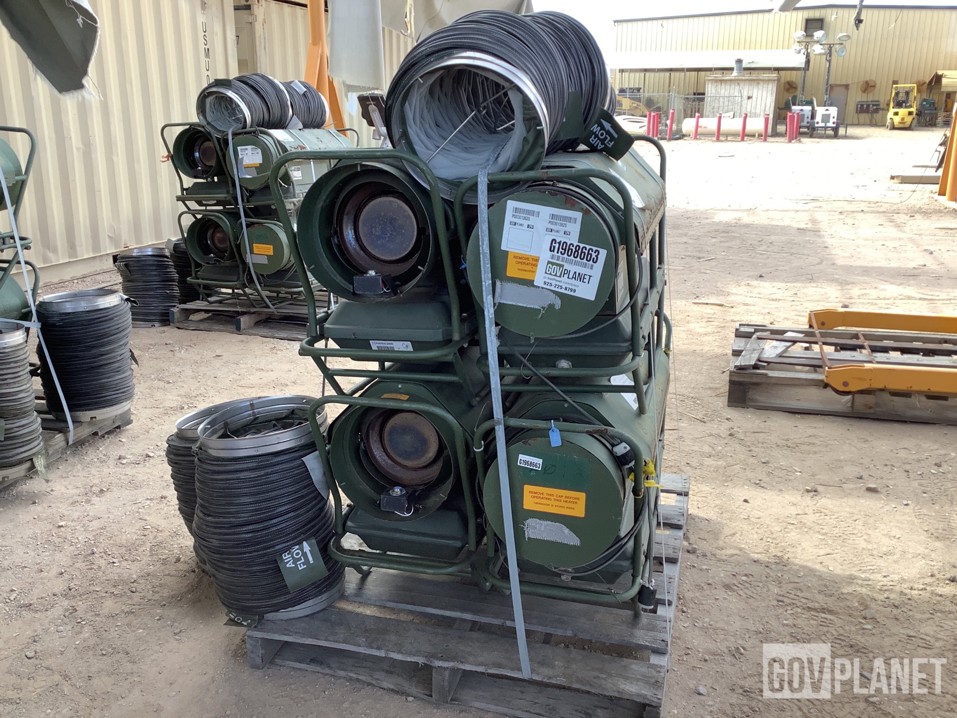 4) HDT 62-MV60 Camfire Multi-Fuel Space Heaters in Yermo, California,  United States (IronPlanet Europe Item #10159980)
