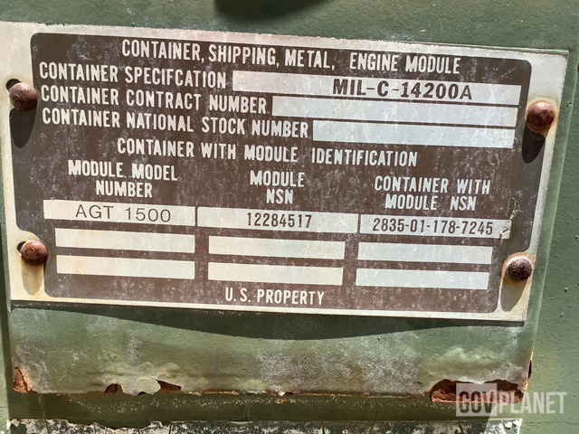 Surplus (2) Engine Shipping & Storage Containers in Abilene, Kansas ...