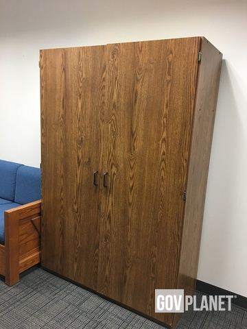 Large Wooden Storage Cabinet In Richmond Virginia United States Large Wooden Storage Cabinet