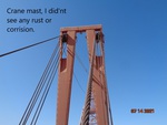 Superstructure de la grue with 