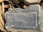 Engine with Emission Label