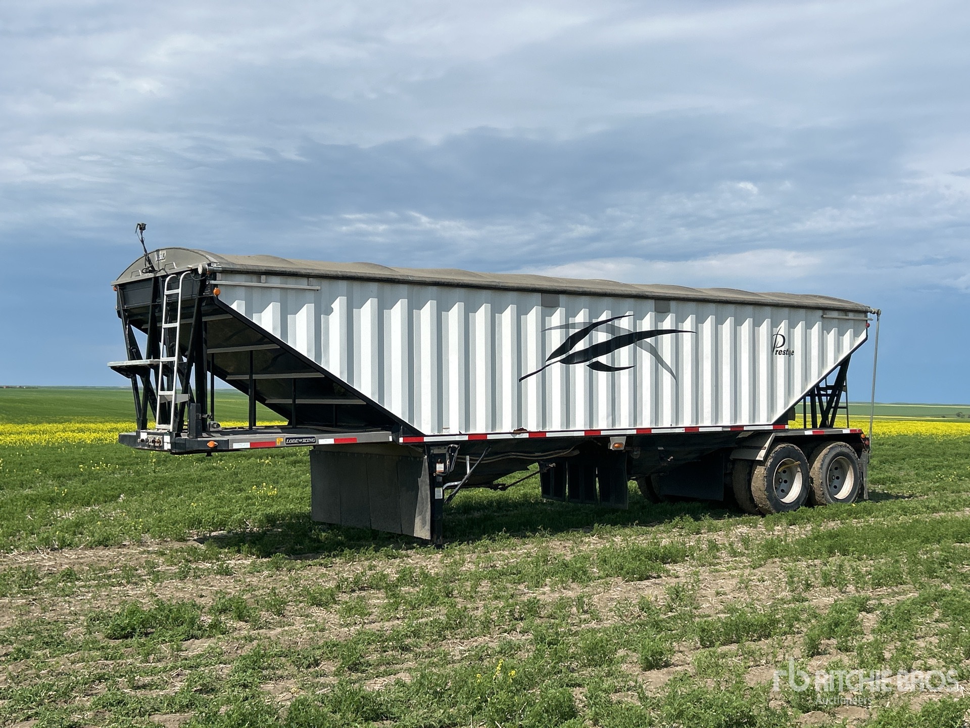 2009 Lode King Prestige 36 ft T/A Rimorchio per granaglie
