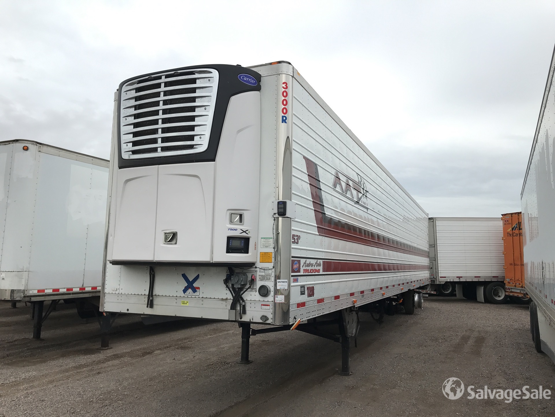 2022 Utility VS2RA 53 ft x 102 in Spread Axle Refrigerated Trailer