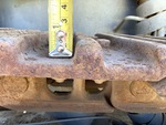 Train de roulement with Hauteur de crampon gauche