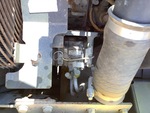 Engine with A/C Compressor