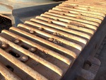 Undercarriage with Left Track Pads