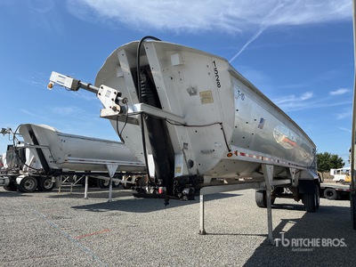 2001 EverLite 40 ft T/A Aluminum Frameless End Dump Trailer