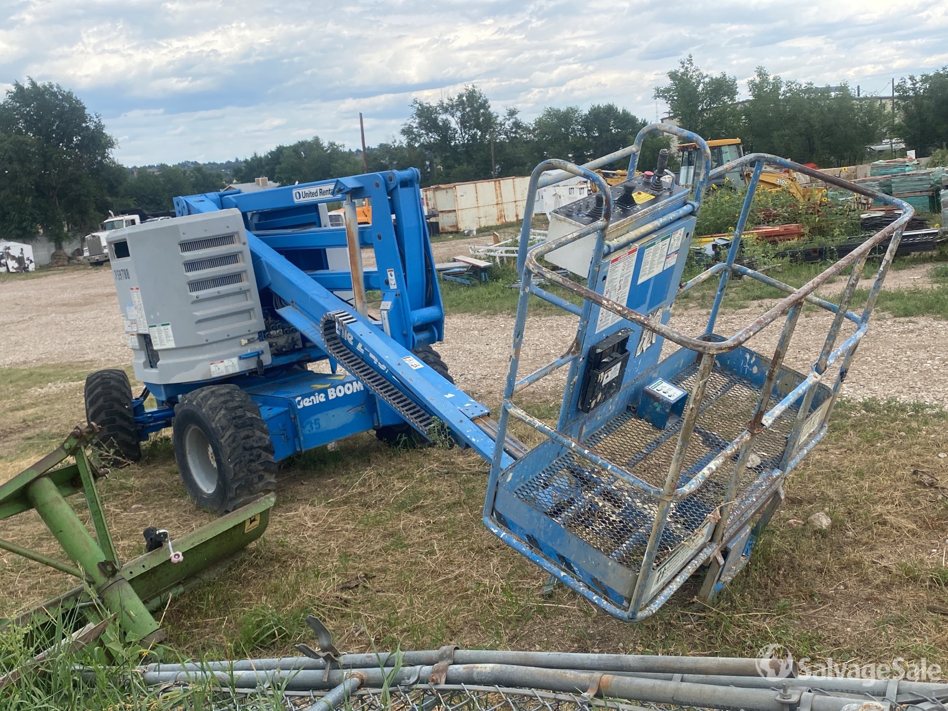 1997 Genie Z45/22 4WD Diesel 45 ft Articulating Boom Lift in
