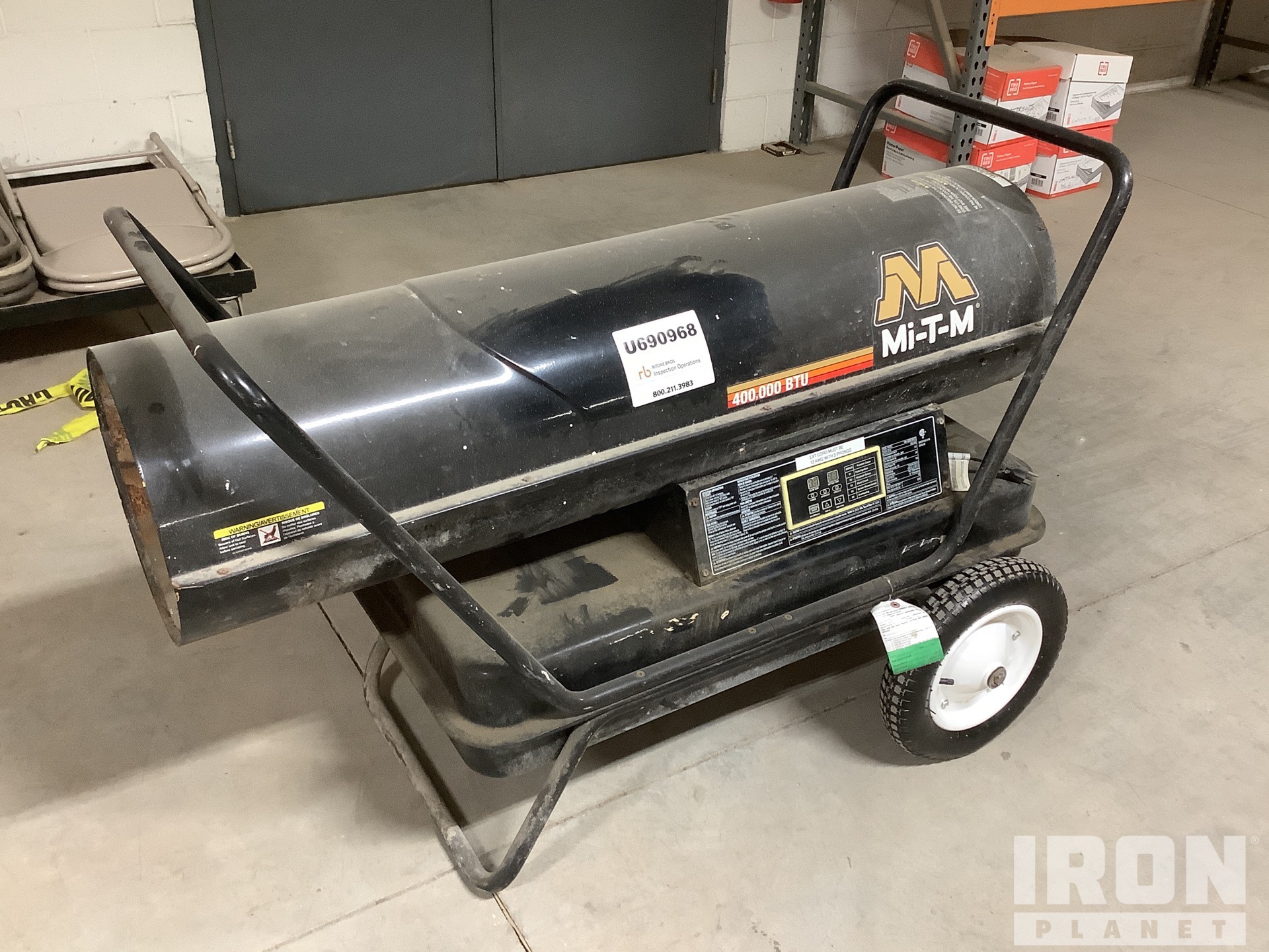 2016 Mi-T-M MH-0400-0M10 400000 BTU Space Heater in Noblesville, Indiana,  United States (IronPlanet Item #10409534)