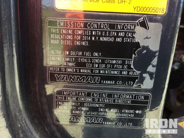 2014 Hitachi ZX60USB 5N Mini Excavator In Billings Montana