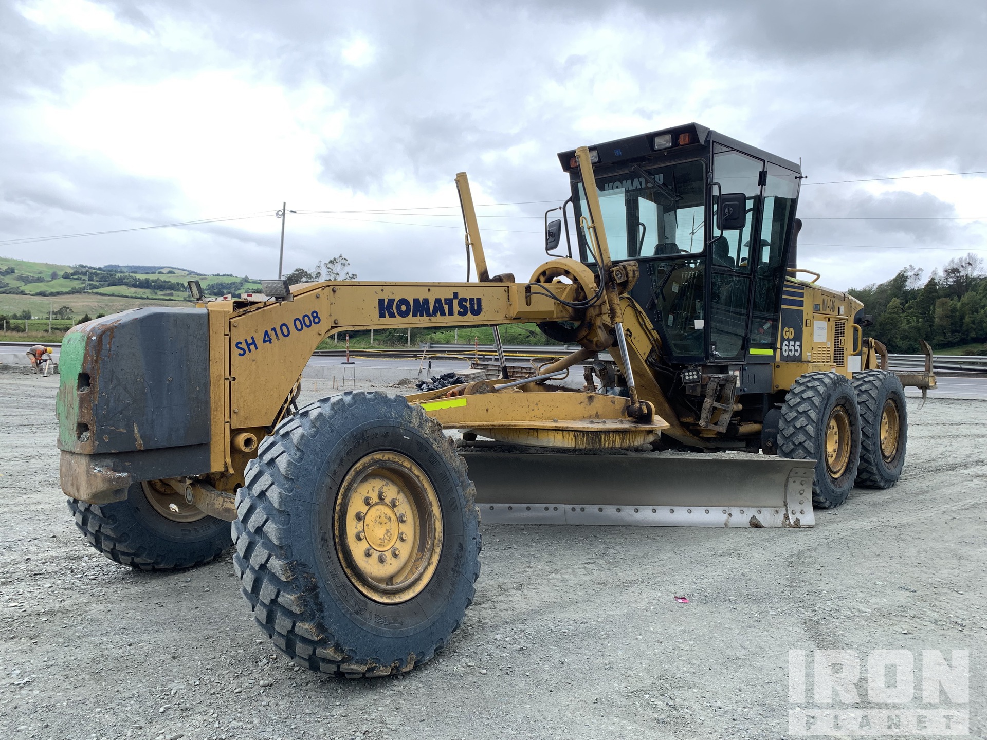 2011 Komatsu GD655-3EO Motor Grader in Via Pasto Ipiales, Narino