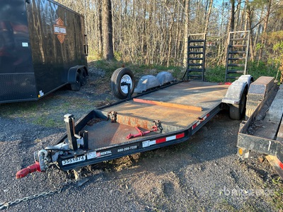 2017 MMDI 14 ft T/A Equipment Trailer