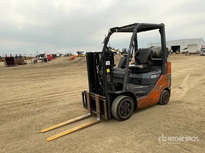 2009 Toyota 8FGCU25 4350 lb Cushion Tire Forklift
