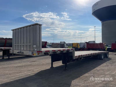 2010 Wilson 48 ft T/A Spread Axle Step Deck Trailer