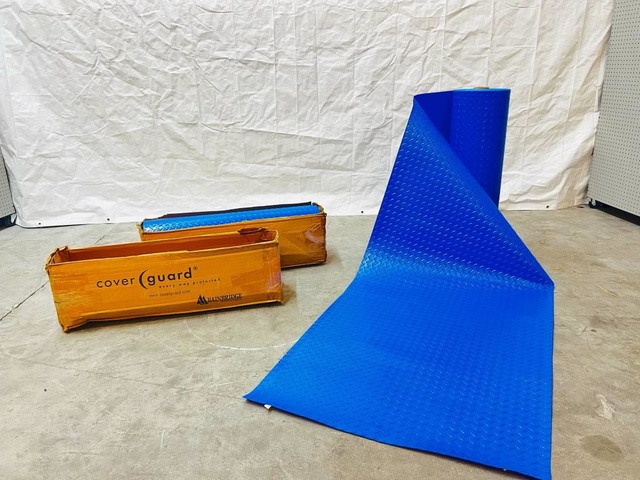 (2) Rolls of Bainbridge Cover Guard Flame Retardant Polyethylene Cover Flooring (2) Rolls of Bainbridge Cover Guard Flame Retardant Polyethylene Cover Flooring