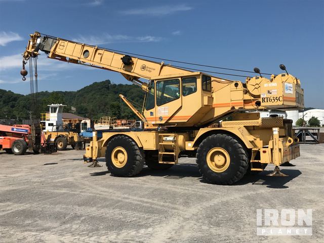 1996 Grove RT635C Rough Terrain Crane in Coraopolis, Pennsylvania ...