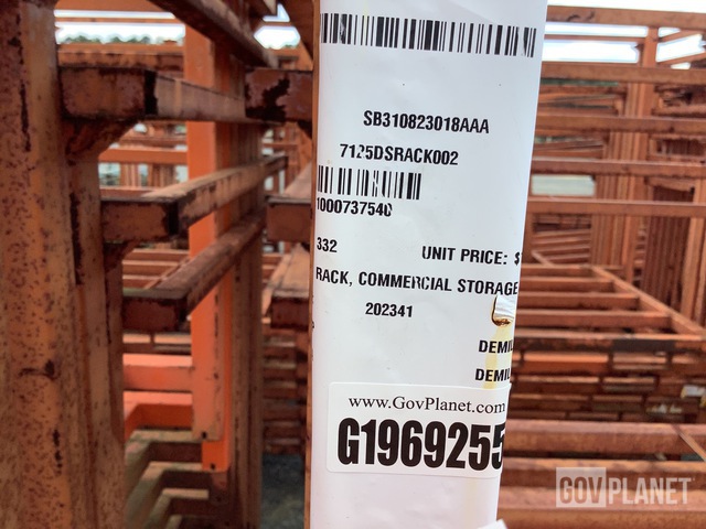 Surplus (332) Commercial Storage Racks in Butner, North Carolina ...