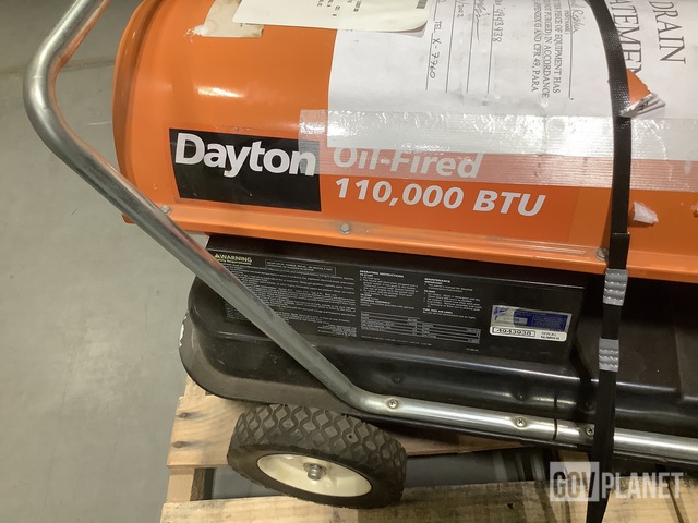 Surplus (2) Dayton 3E218D Space Heaters in Chambersburg, Pennsylvania,  United States (GovPlanet Item #10559236)