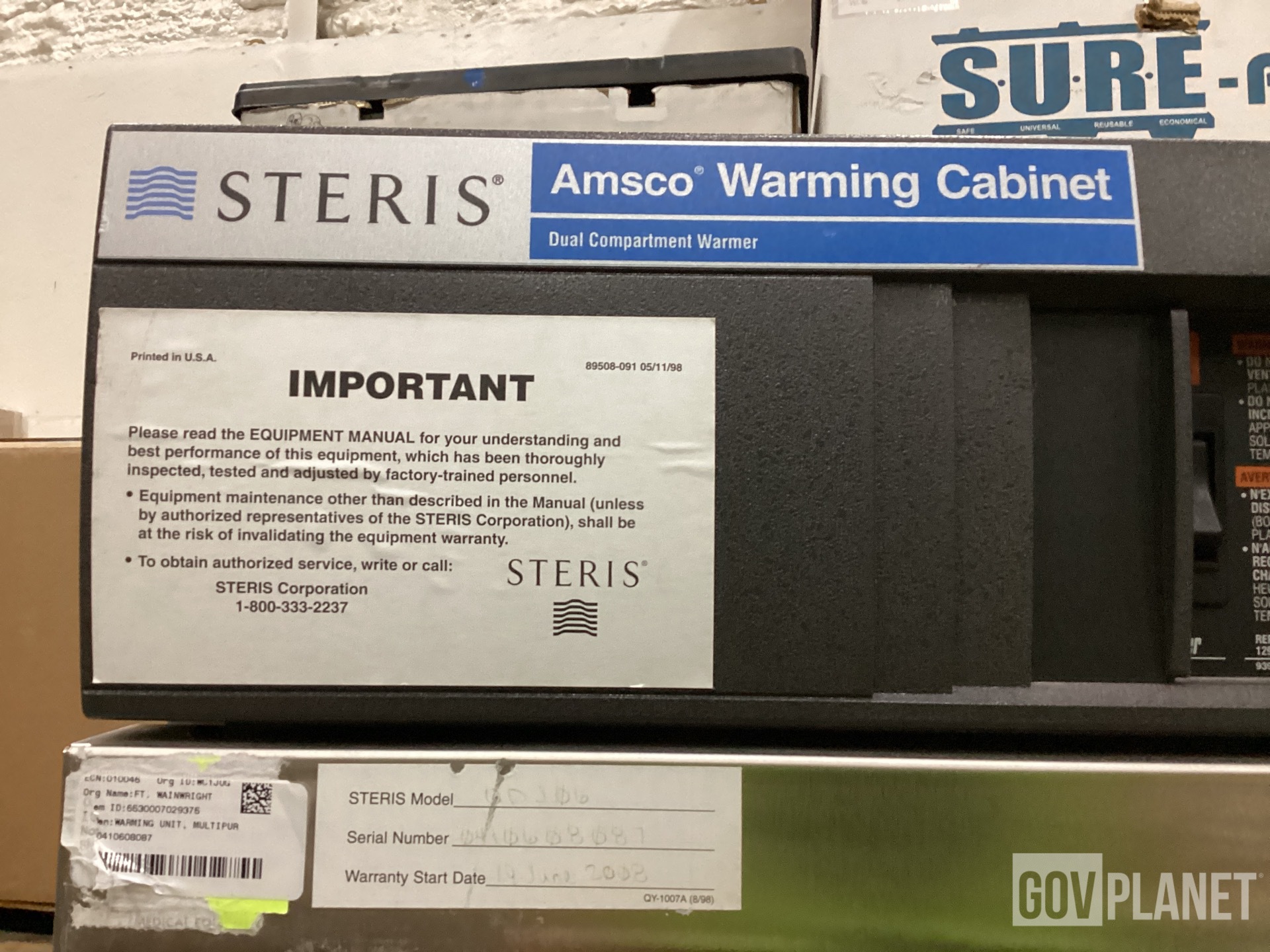 Steris Amsco Warming Matttroy