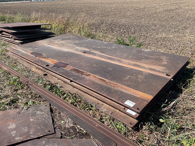 (1) 8 ft x15 ft Steel Road Plate