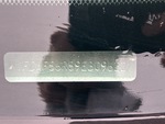 Second Serial Number/VIN Photo