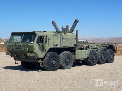 2010 Oshkosh MKR18 LVSR HEMTT 10x10 Truck w/Rear Mounted Container Handler