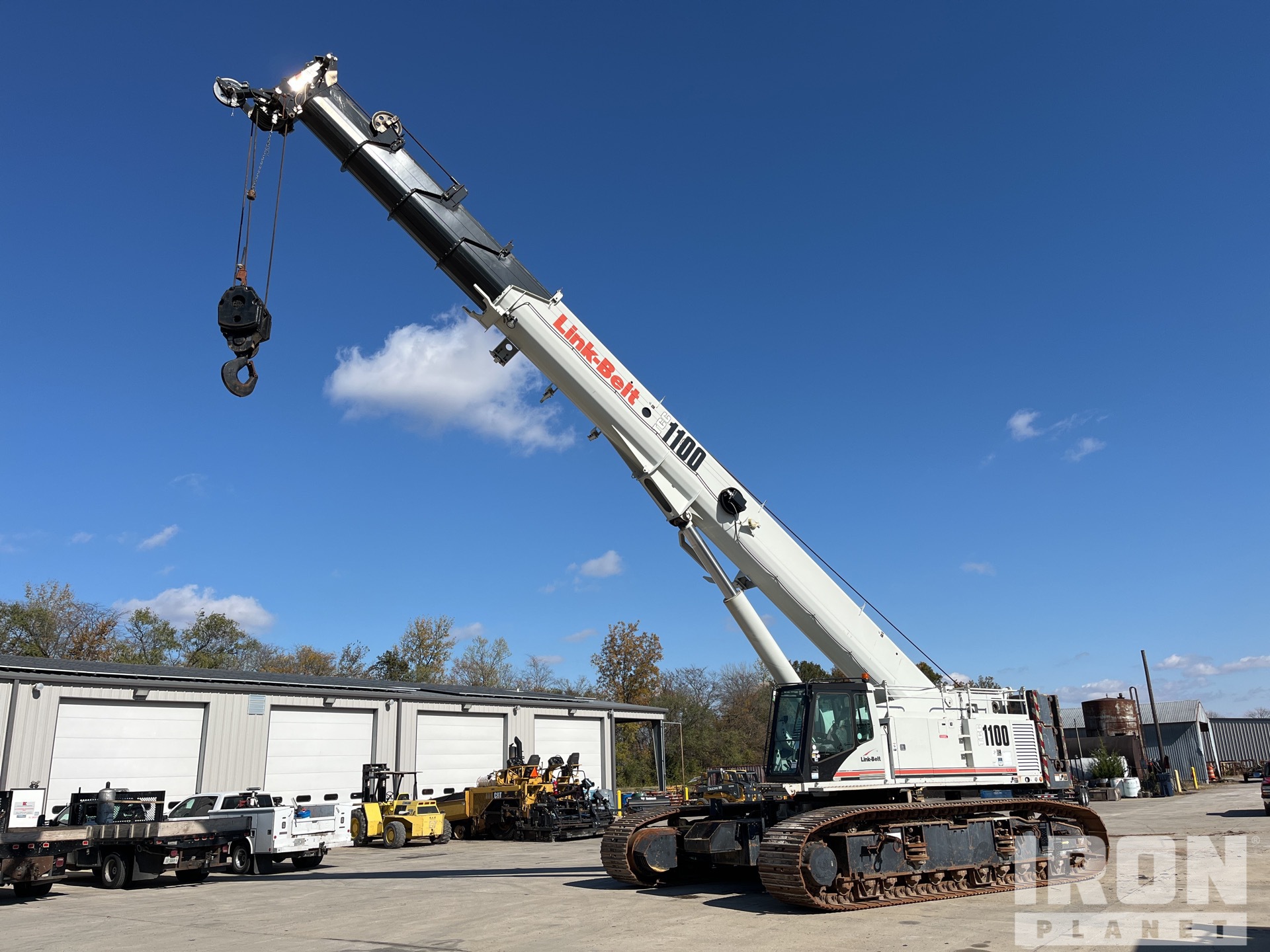 2013 Link-Belt TCC1100 Telescopic Crawler Crane in Mascoutah