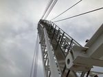 Crane Superstructure with Point Sheaves