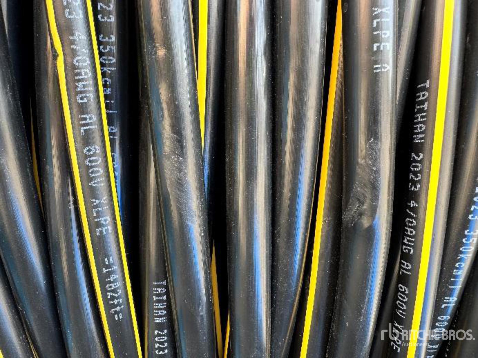 Qty 1 Cable w/Reel 600V AL XPLE TRIPLEX 2C350MCM +4/OAWG