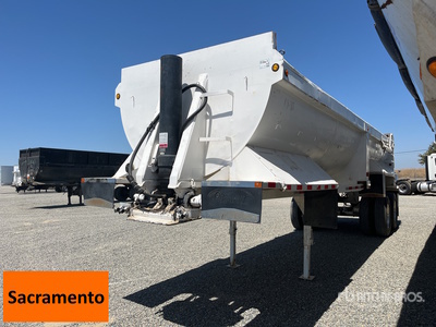 2005 Dragon 28 ft T/A Frameless End Dump Trailer