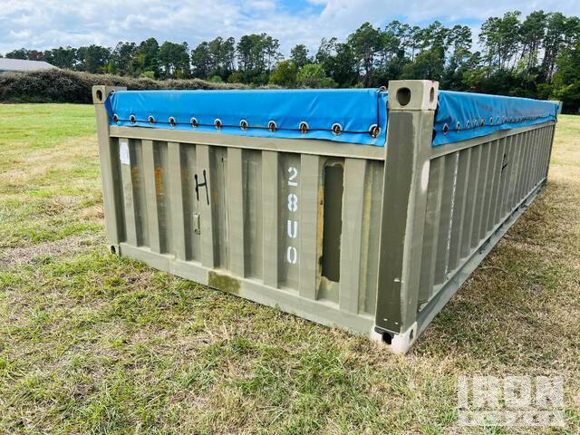 20 ft x 48 in ISO Bulk Open Top Shipping Container with Ramp in ...