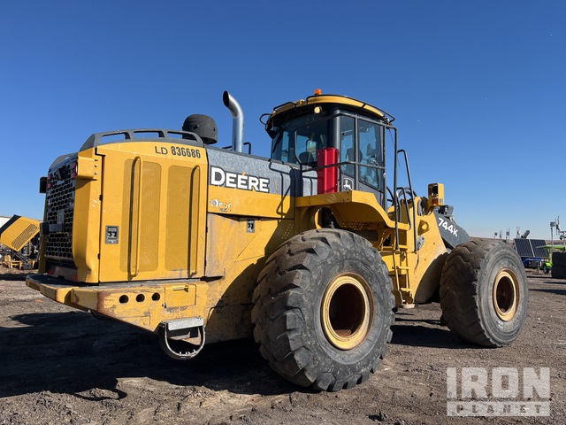 2015 John Deere 744K Wheel Loader in Aurora, Colorado, United States ...