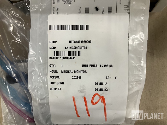 Surplus Philips IntelliVue G7 Anesthesia Gas Module in North Las Vegas ...